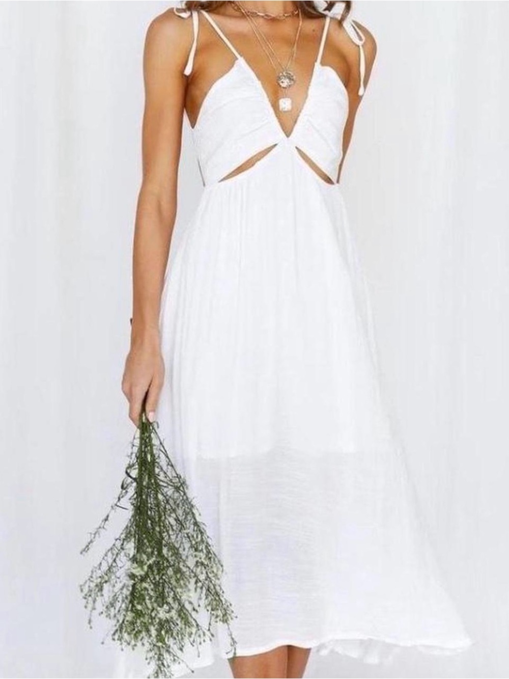 Hello Molly Linen Midi Dress
